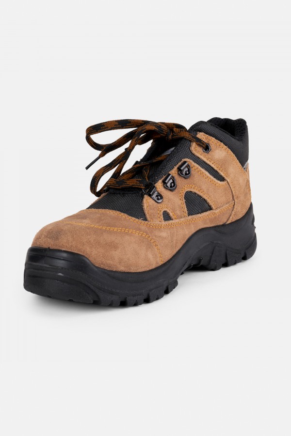 Leather High Ankle Safety Shoe